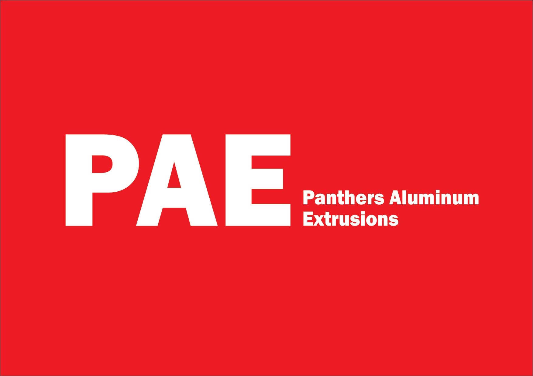 PAE Panthers Aluminum Extrusions Logo